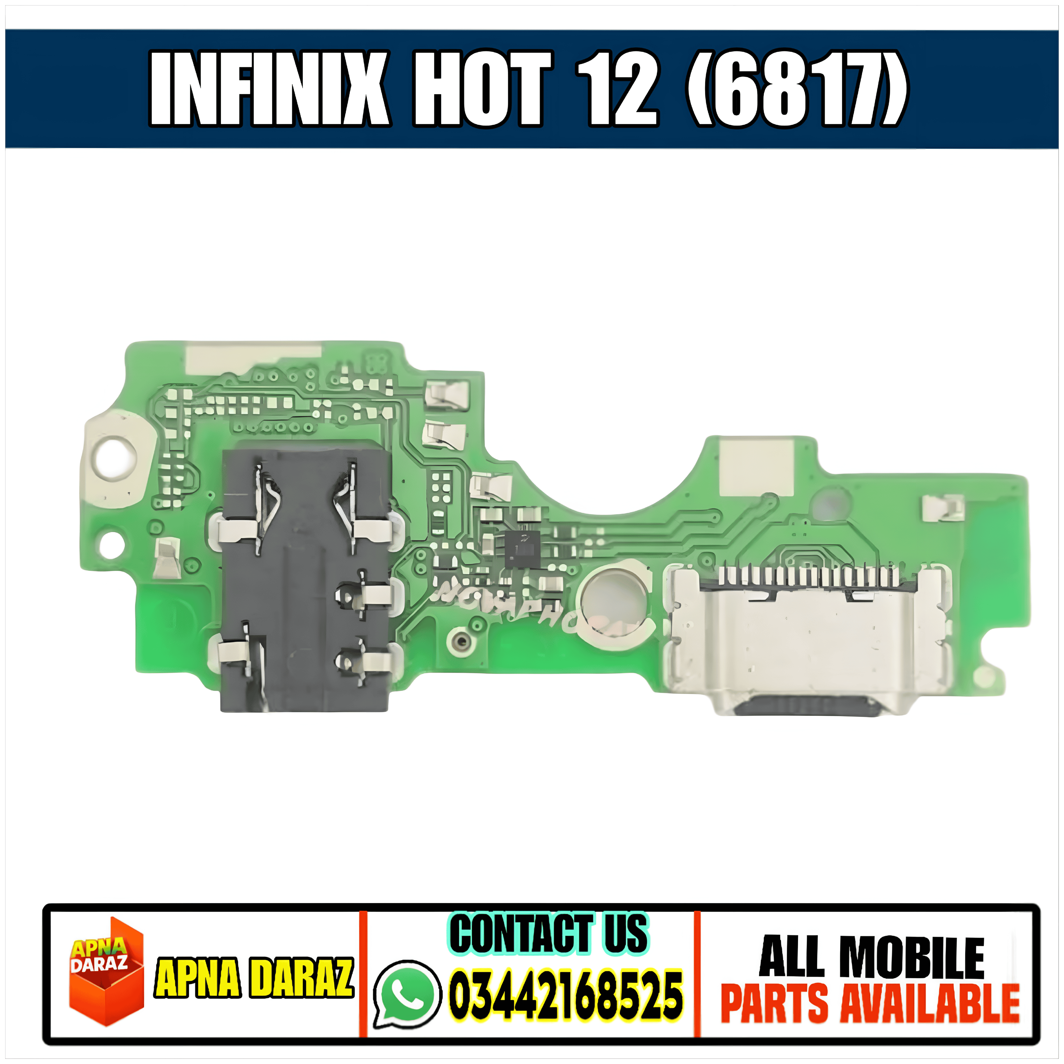 Infinix Hot 12 X6817 Charging Strip | Infinix Hot 12 X6817 Charging Flex
