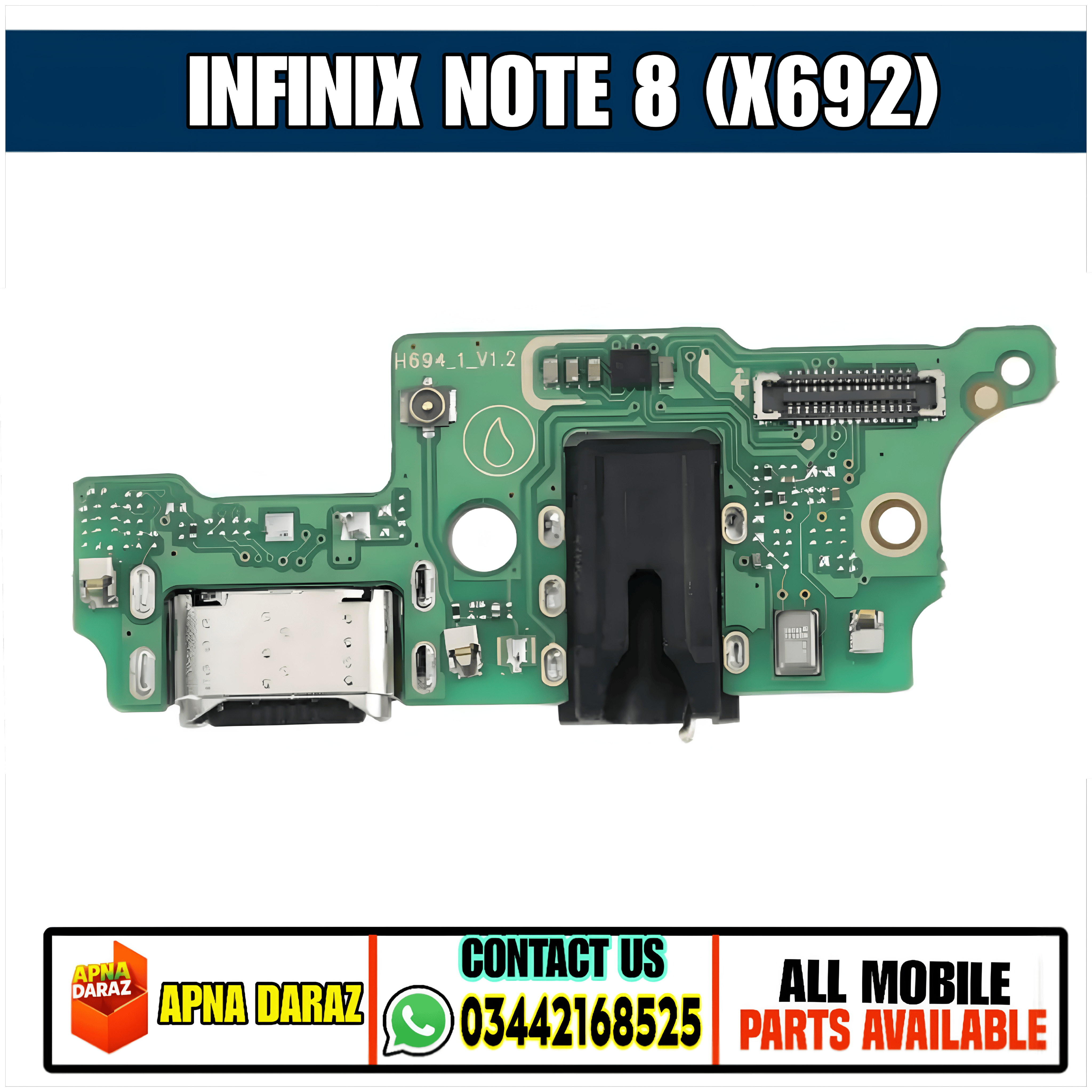 Infinix Note 8 X692 Charging Strip | Infinix Note 8 X692 Charging Flex