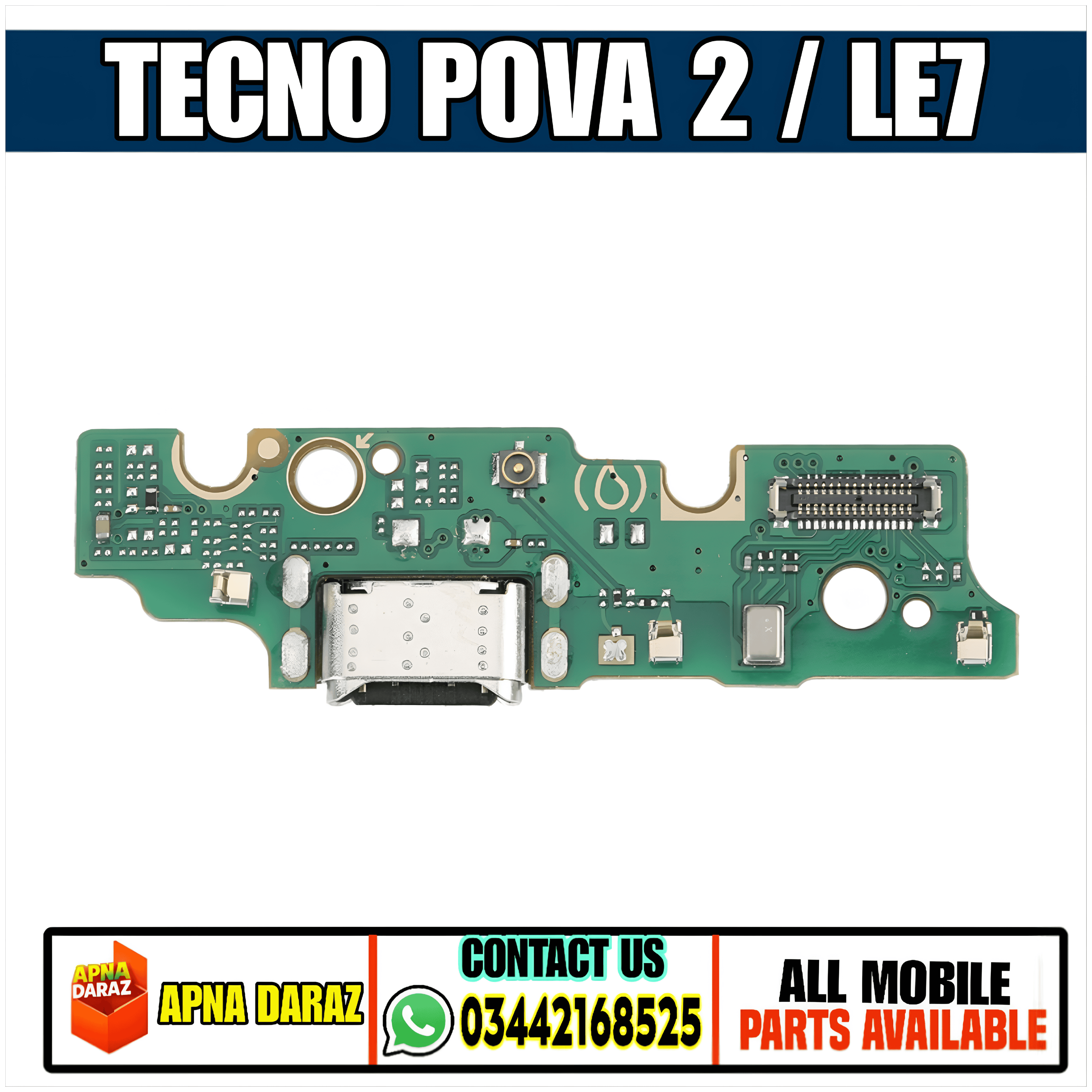 Tecno Pova 2 Changing Strip | Tecno Pova 2 Charging Flex