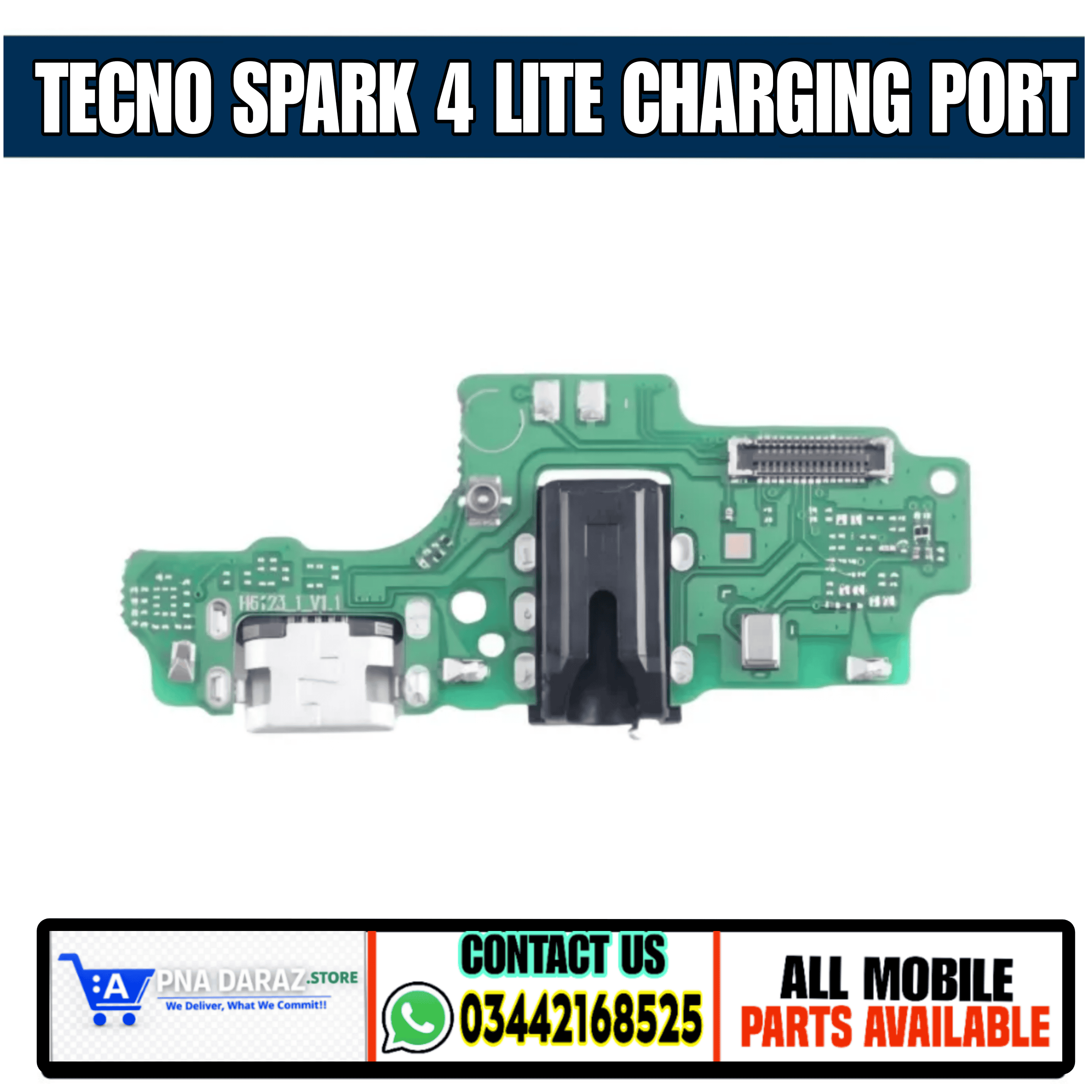 Tecno Spark 4 Lite Charging Strip | Tecno Spark 4 Lite Charging Port